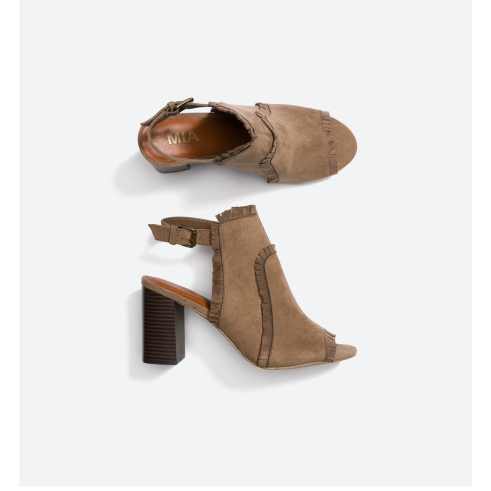 Mia Peep Toe Bootie Sandals